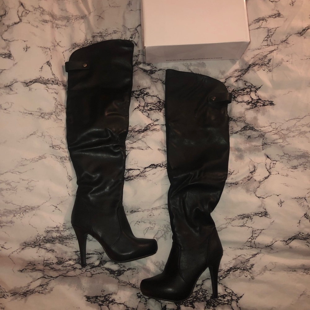 OVER THE KNEE BOOTS SZ 8 SOLD